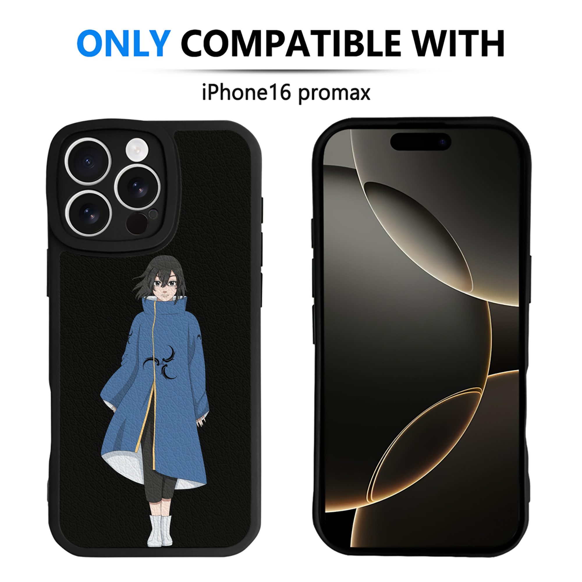 （画像用） 東京リベンジャーズ Tokyo Revengers 【iPhone 16シリーズ対応】シリコンスマホケース（レザー調） 材質：シリコン